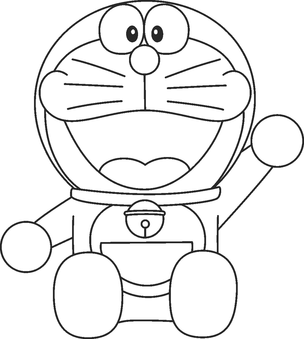Doraemon Coloring Pages Minister Coloring