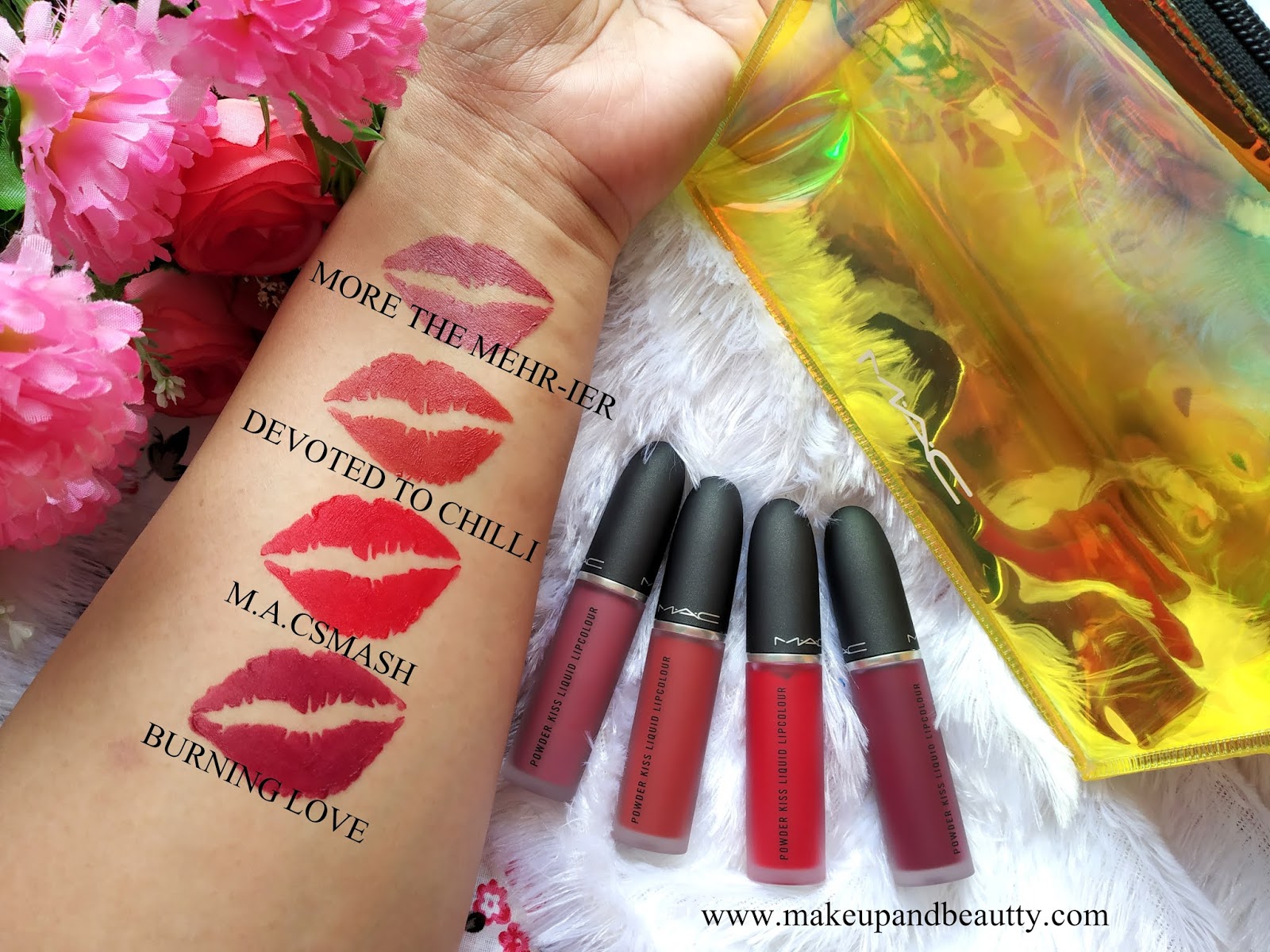 Makeup and beauty !!! MAC POWDER KISS LIQUID LIPCOLOURS II REVIEW II