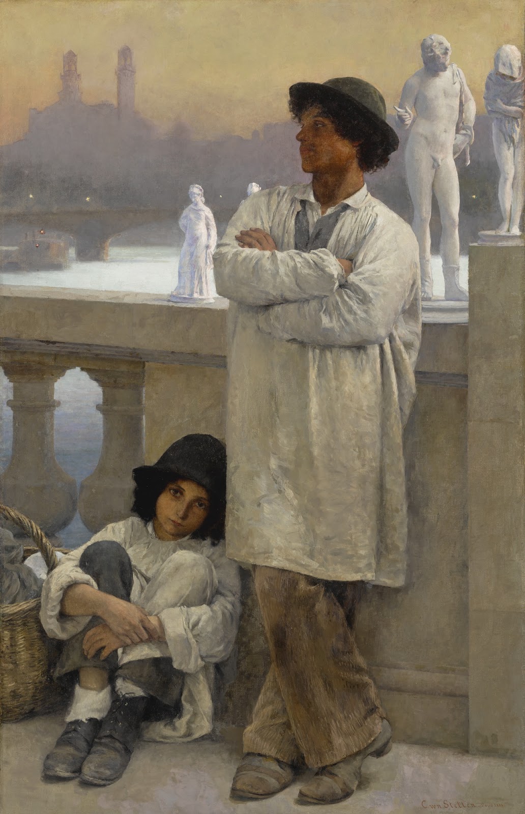 Carl Von Stetten 1857 1942 Genre Painter Tutt Art Pittura