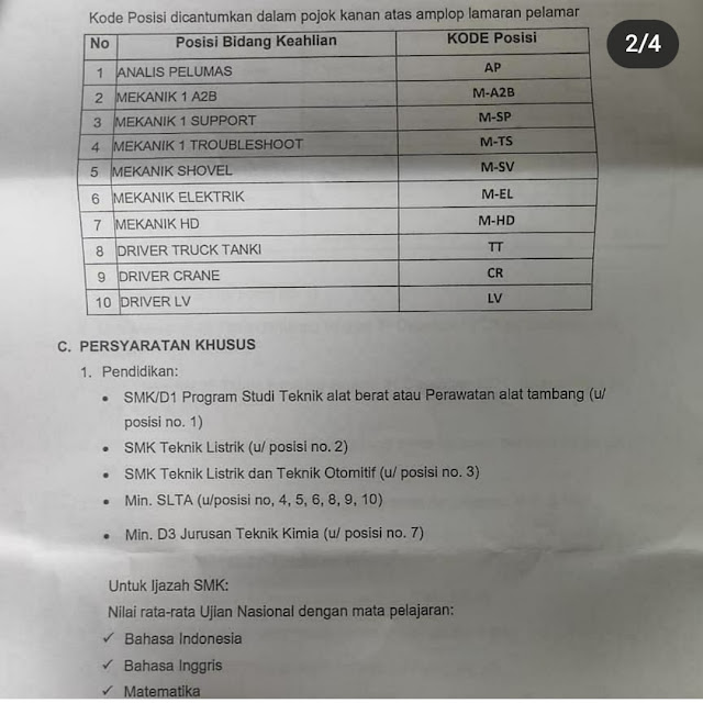 LOKER 10 POSISI PT BUKIT ASAM KREATIF MARET 2021 SUMSEL LOKER 10 POSISI PT BUKIT ASAM KREATIF MARET 2021 SUMSEL
