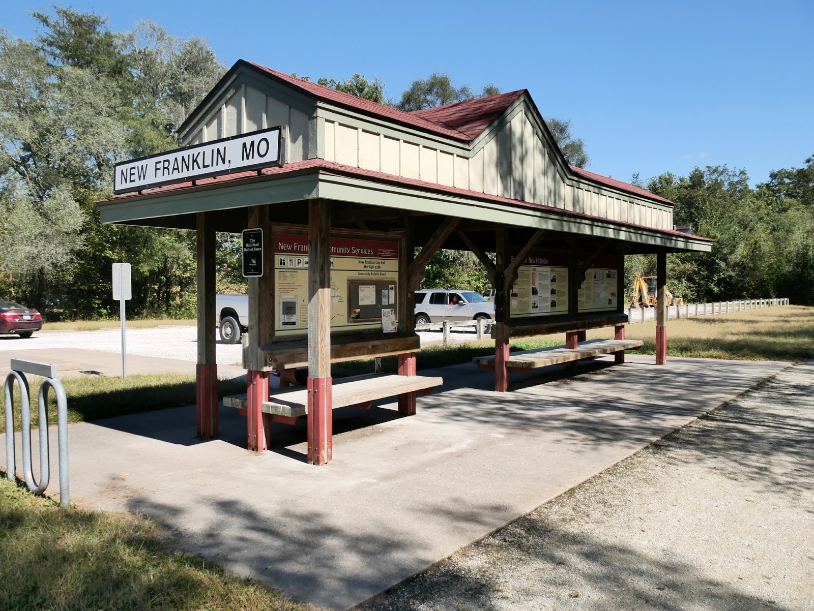 American Travel Journal Boonville to New Franklin Katy Trail State Park