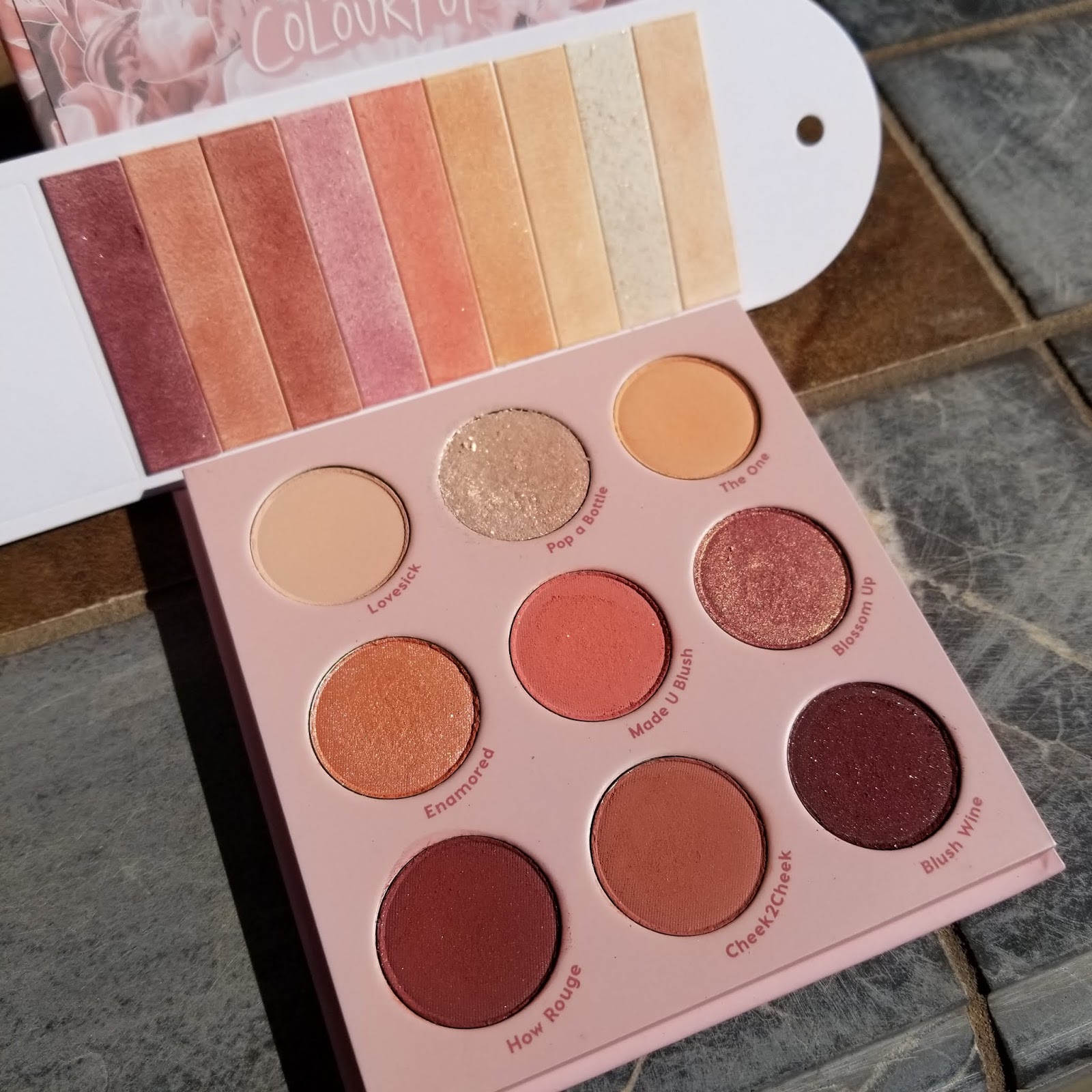 Colorpop Blush Crush Palette Swatches