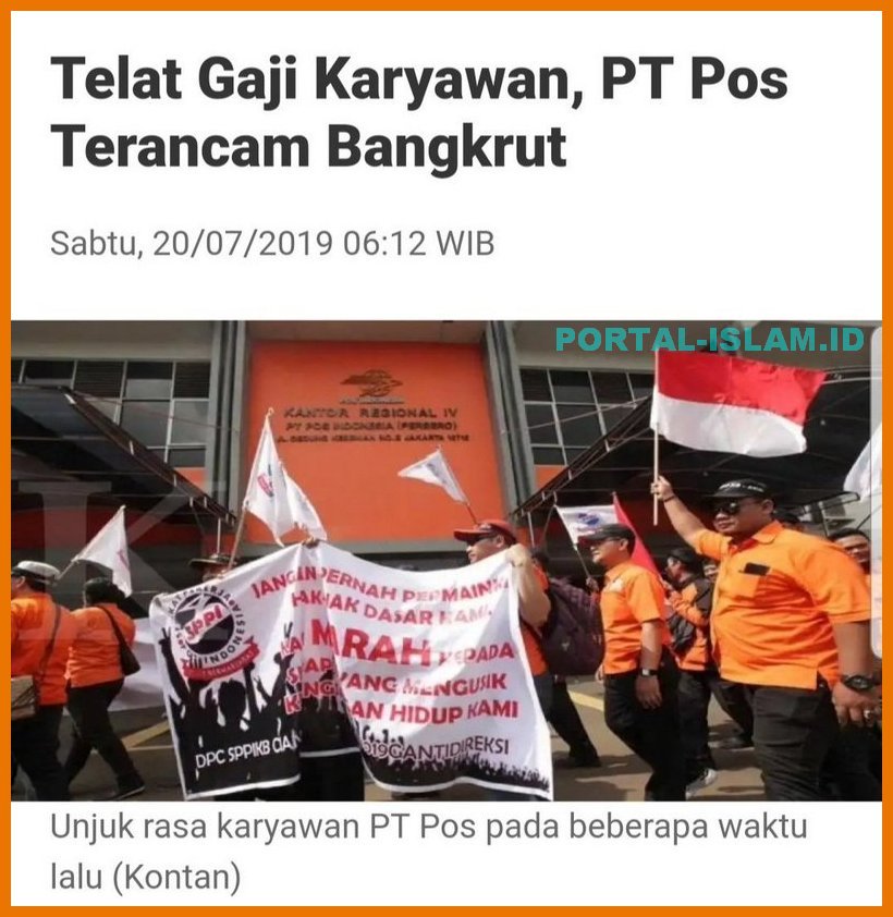 Ironi Bangkrutnya Pt Pos Indonesia Ditengah Booming Jasa Kirim Paket Bisnis E Commerce Portal Islam