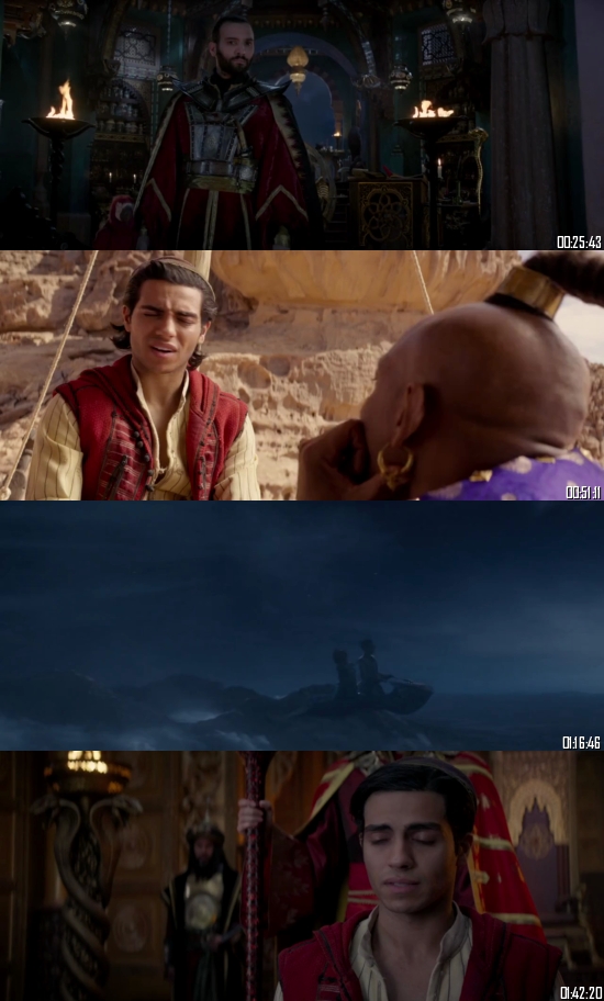 Aladdin 2019 BRRip 720p 480p Dual Audio Hindi English Full Movie Download