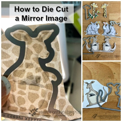 Animal Expedition, animal outing, Petal Palette, How to Die cut Mirror Image, Stampin'Up!, Frenchie' Stamps, 