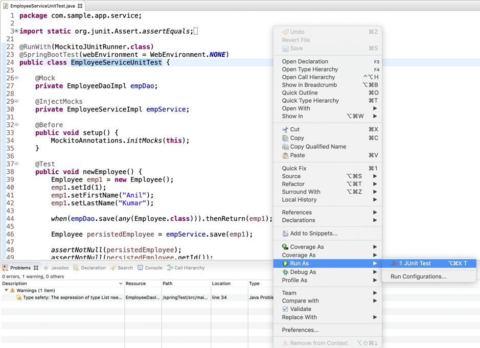Programming for beginners: Spring boot: Writing unit tests to the ...