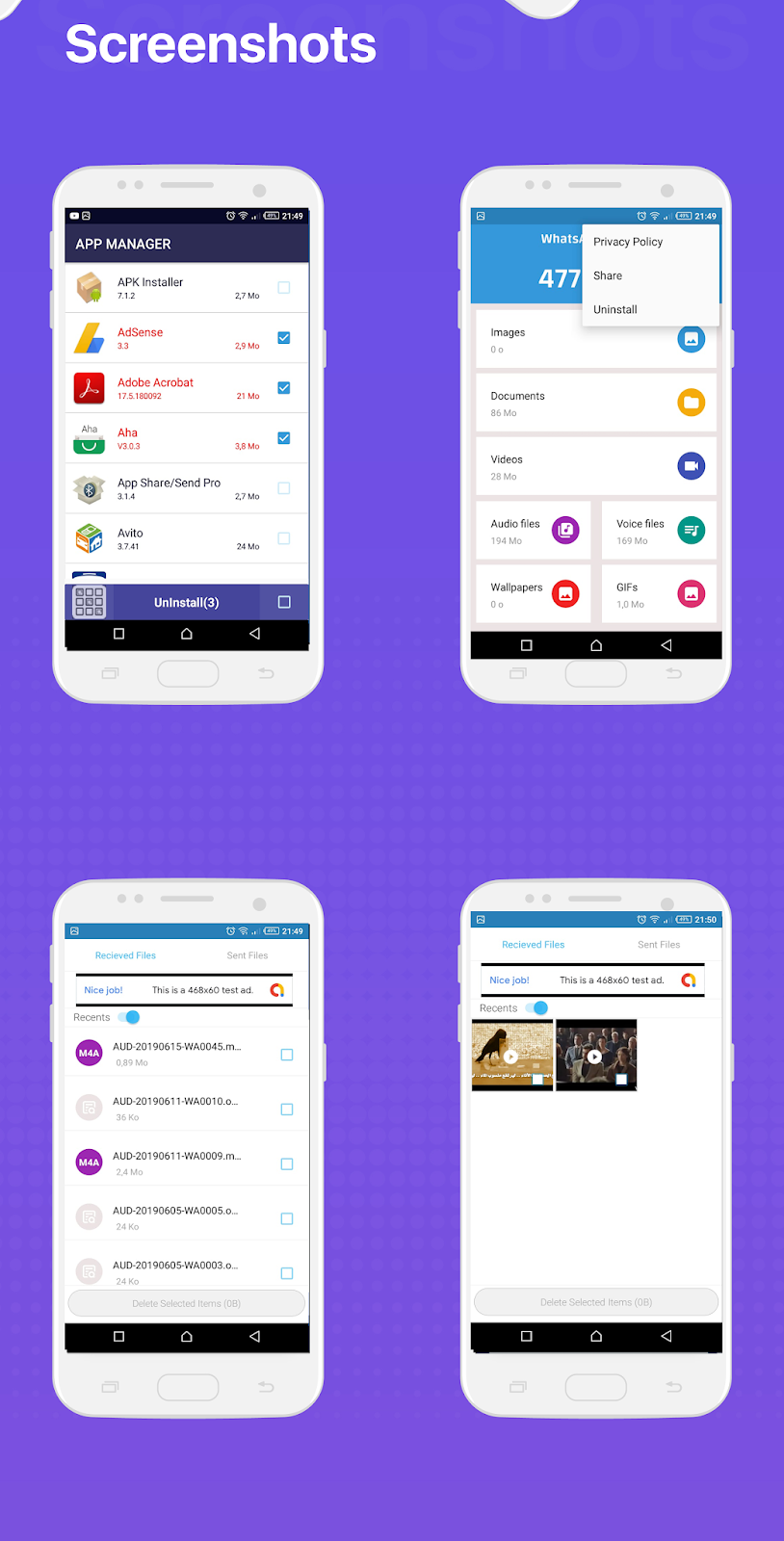 WhatsappCCleaner + AppManager
