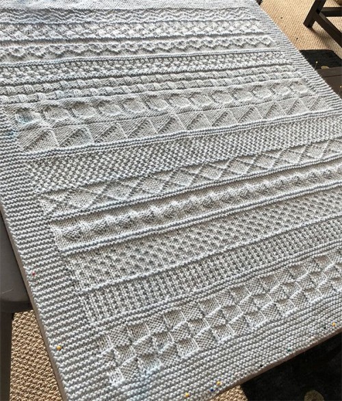 Beautiful Skills Crochet Knitting Quilting Easy Knit & Purl Baby Blanket Free Pattern