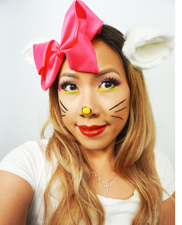 Cute Easy Last Minute Halloween Makeup Hello Kitty Makeup By RenRen Cute Easy Last Minute Halloween Makeup Hello Kitty Makeup By RenRen