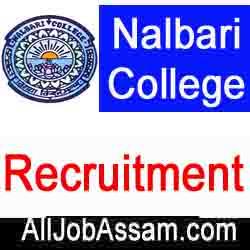 Nalbari College Recruitment 2020