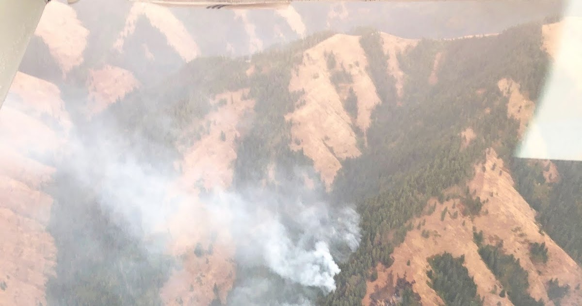 Blue Mountain Fire Information Umatilla National Forest Lightning Fire