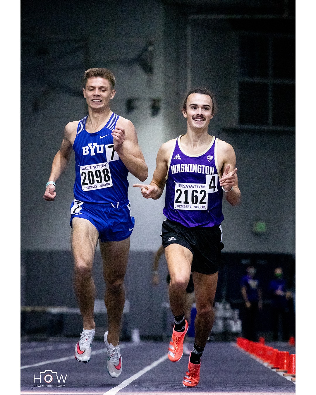 Sam Tanner runs the easiest 355.23 to win Husky Classic mile and get his NCAA qualifier... pic pic
