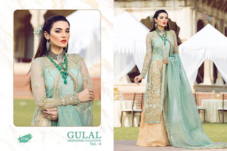  Shree Fab Gulal Embroidered Collection Vol 4 Pakistani Suits Collection, Pakistani Suits Manufaturer Shree Fab Gulal Embroidered Collection Vol 4 Pakistani Suits Buy At Wholesale Price