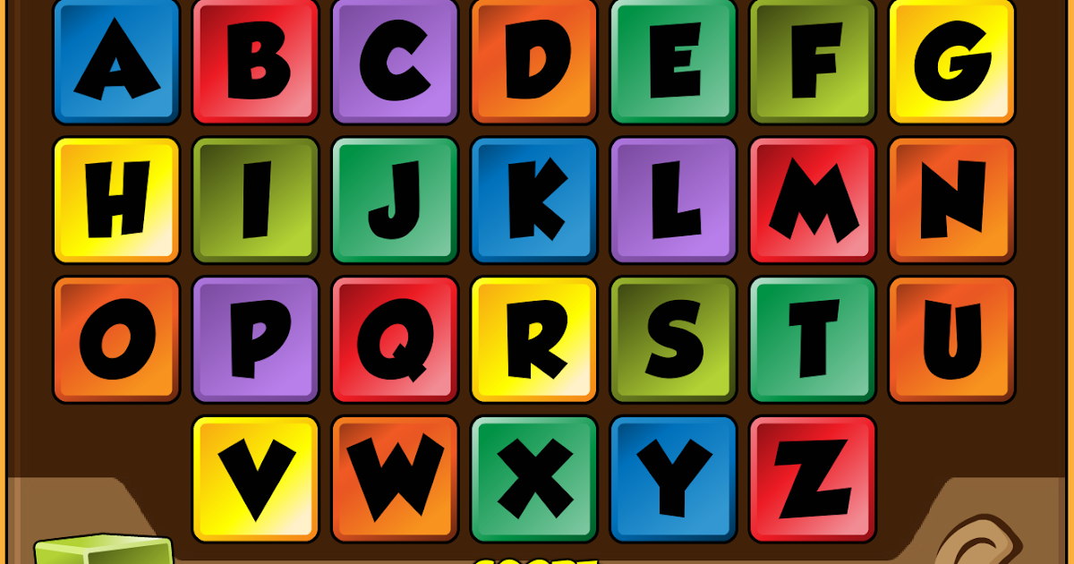 My English Blackboard interactive ALPHABET GAME