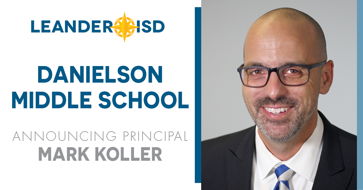 Announcing Mark Koller as Principal of Danielson MS