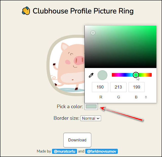 Clubhouse Profile Picture Ring：快速生成『Clubhouse』的頭像（大頭貼）