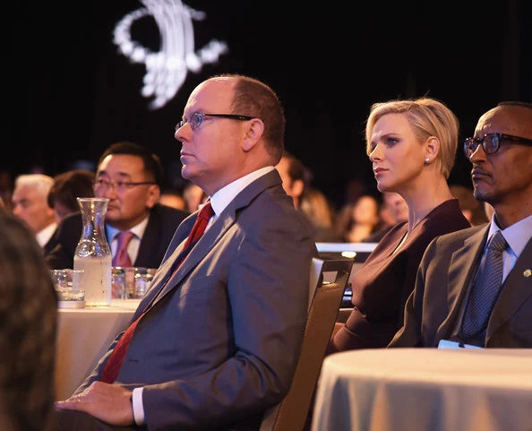 Prince Albert and Princess Charlene in New York