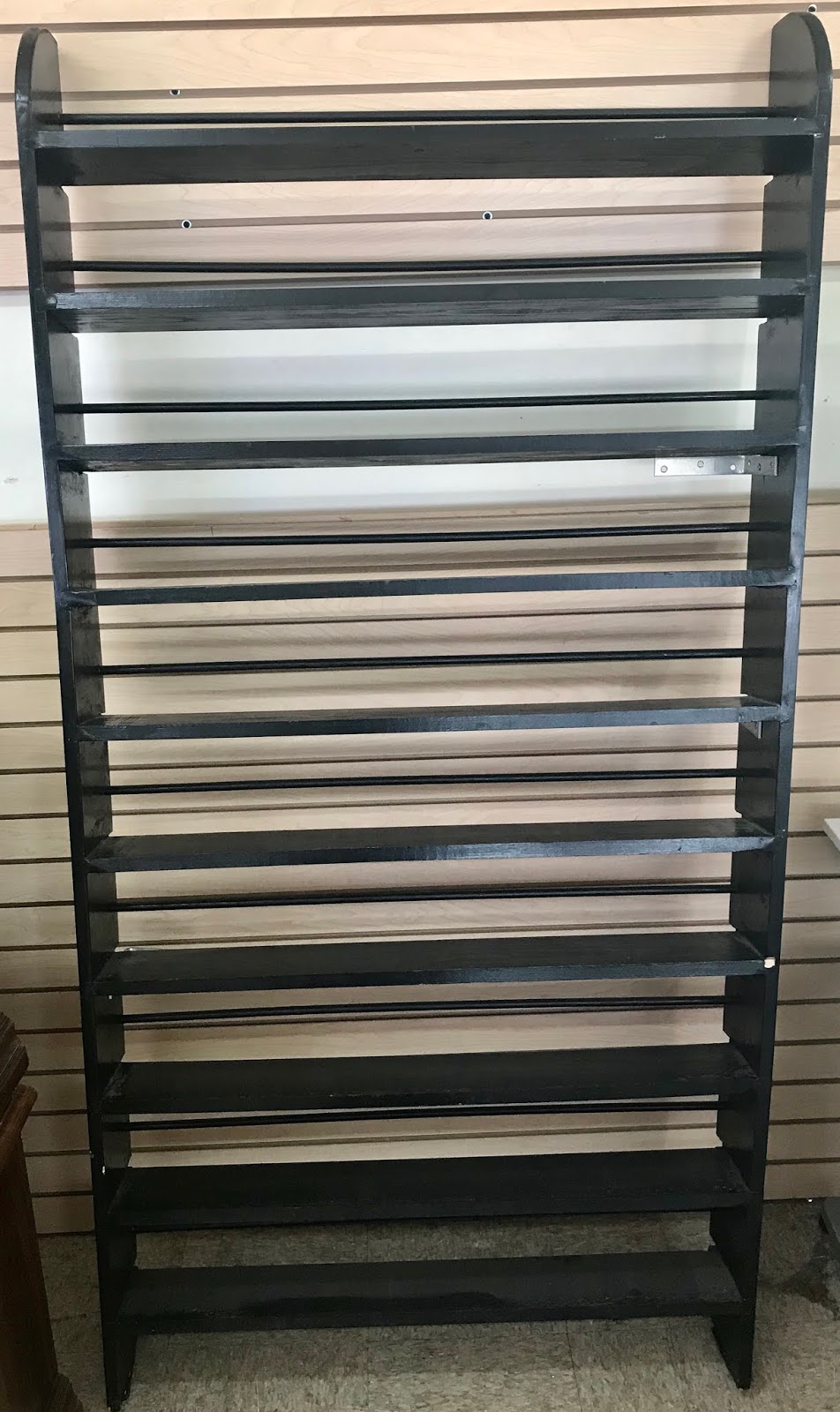 Uhuru Furniture & Collectibles 471340 Black Custom Made CD Rack 45
