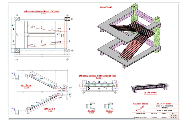 ĐÂY LÀ SẢN PHẦM HỌC VIÊN KHÓA HỌC REVIT FULL KẾT CẤU- KIẾN TRÚC CÁC BẠN THAM KHẢO NHÉ.