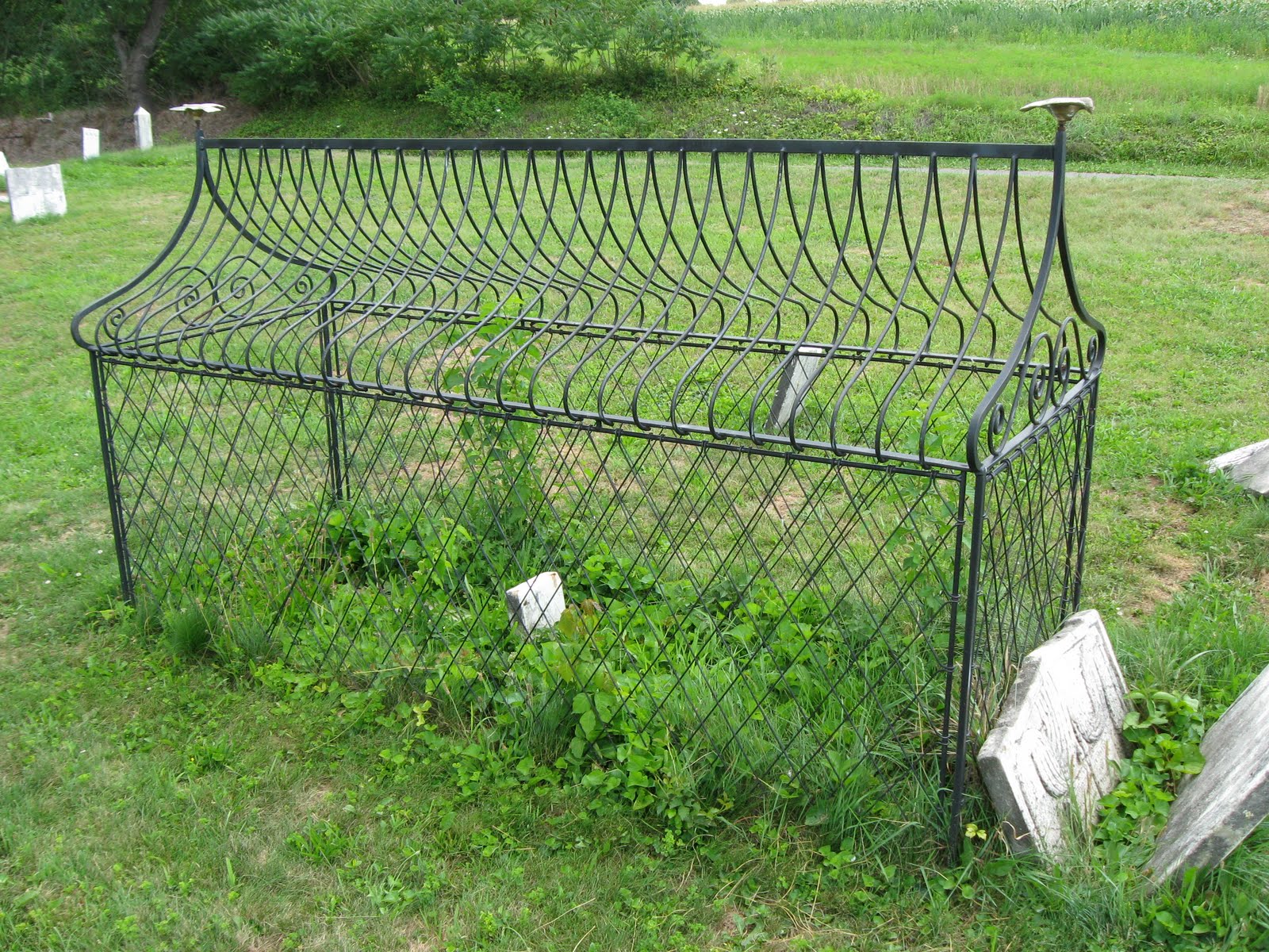 Outta the Way Hooded Grave Cemetery Pennsylvania