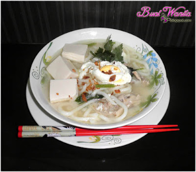 Resepi Mee Udon Sup Soya Ayam dan Tofu Lembut - Buat Wanita