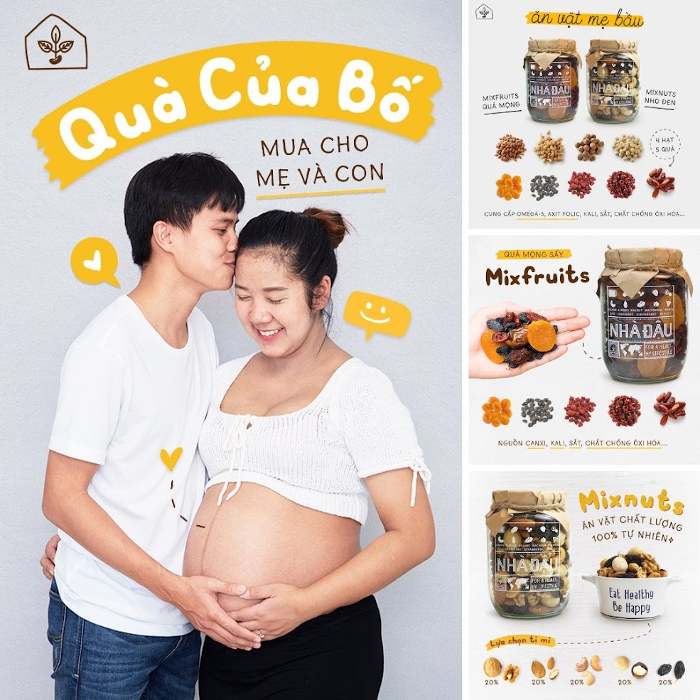 [A36] Mixfruits ăn vặt bữa phụ tốt cho Mẹ Bầu và thai nhi
