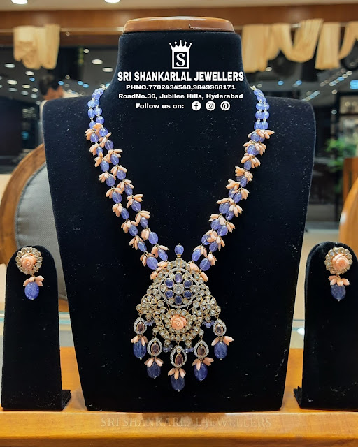 Blue Sapphire Beads Set