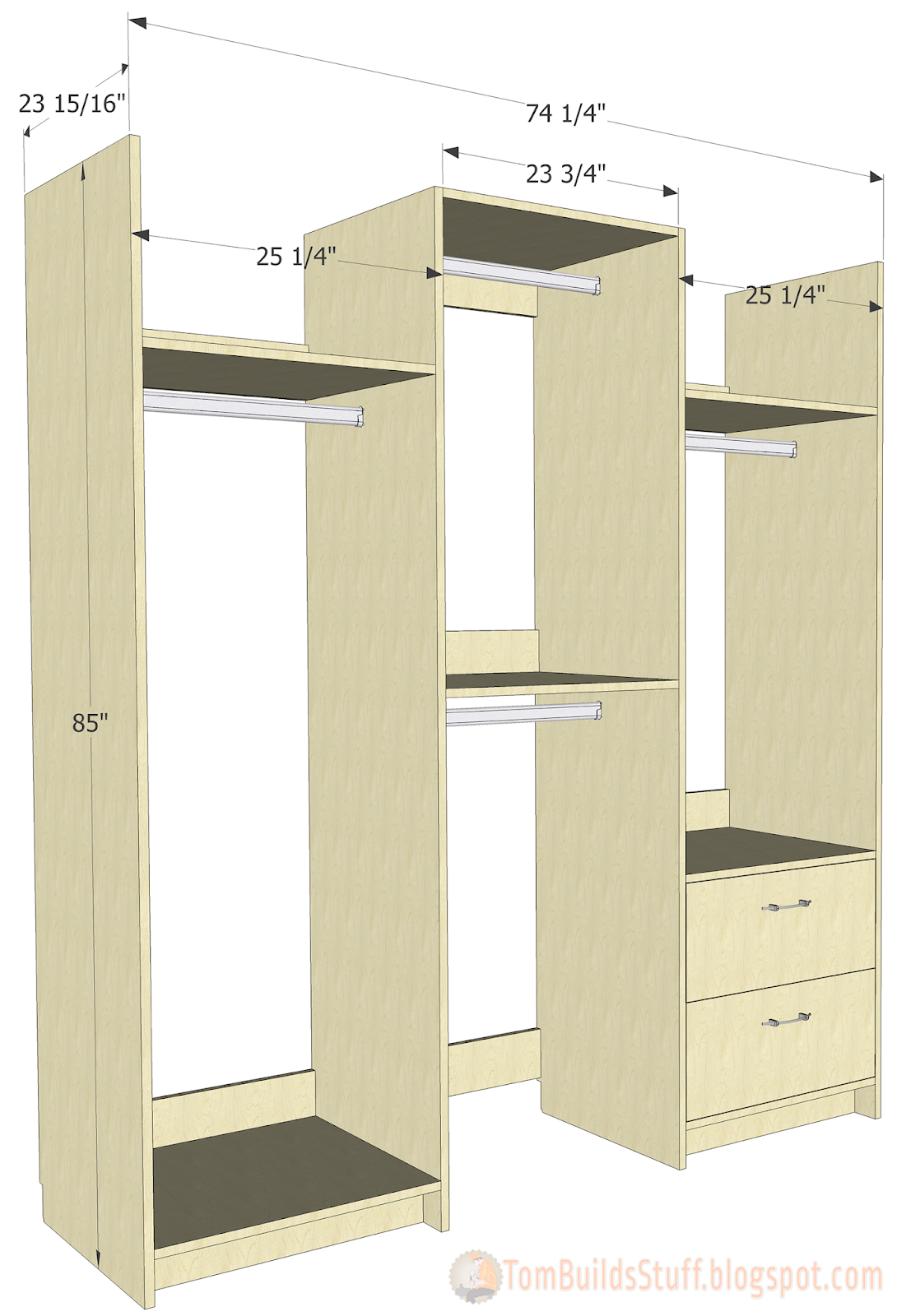 DIY Free Standing Closet Systems - How to Get a Custom Look