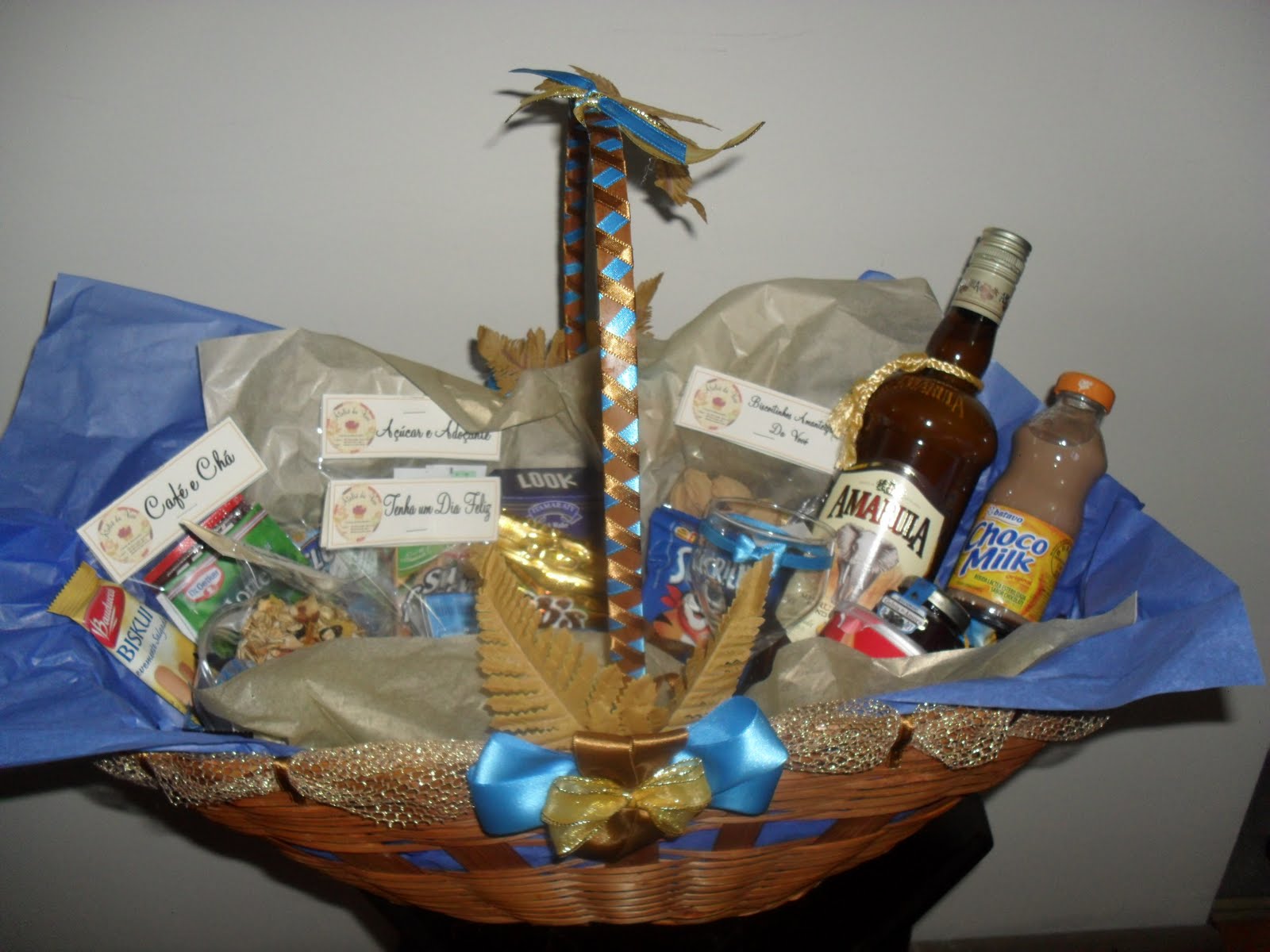 Ateliê da Vovó Cesta Presente Masculina