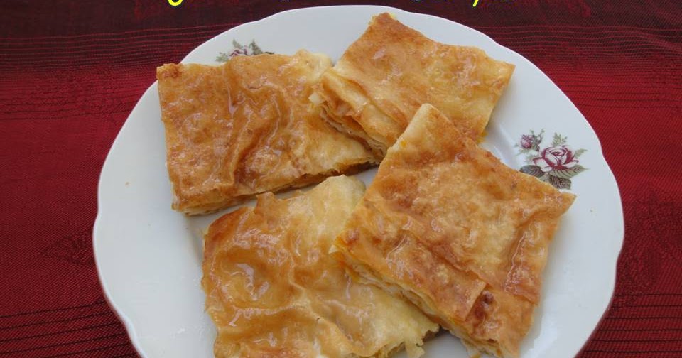 Turkish Food and Recipes: Pumpkin Filled Pastry (Kabakli Borek)