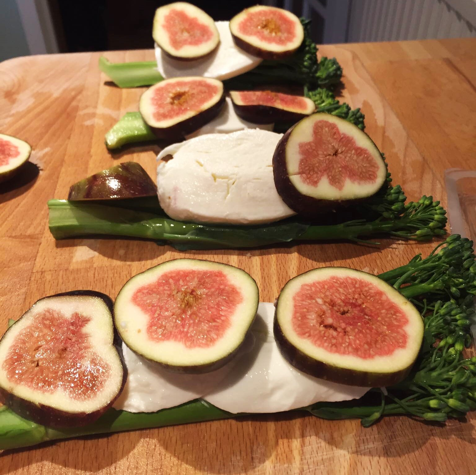 Frankie's Weekend Parma Ham, Fig & Mozzarella wrapped broccoli