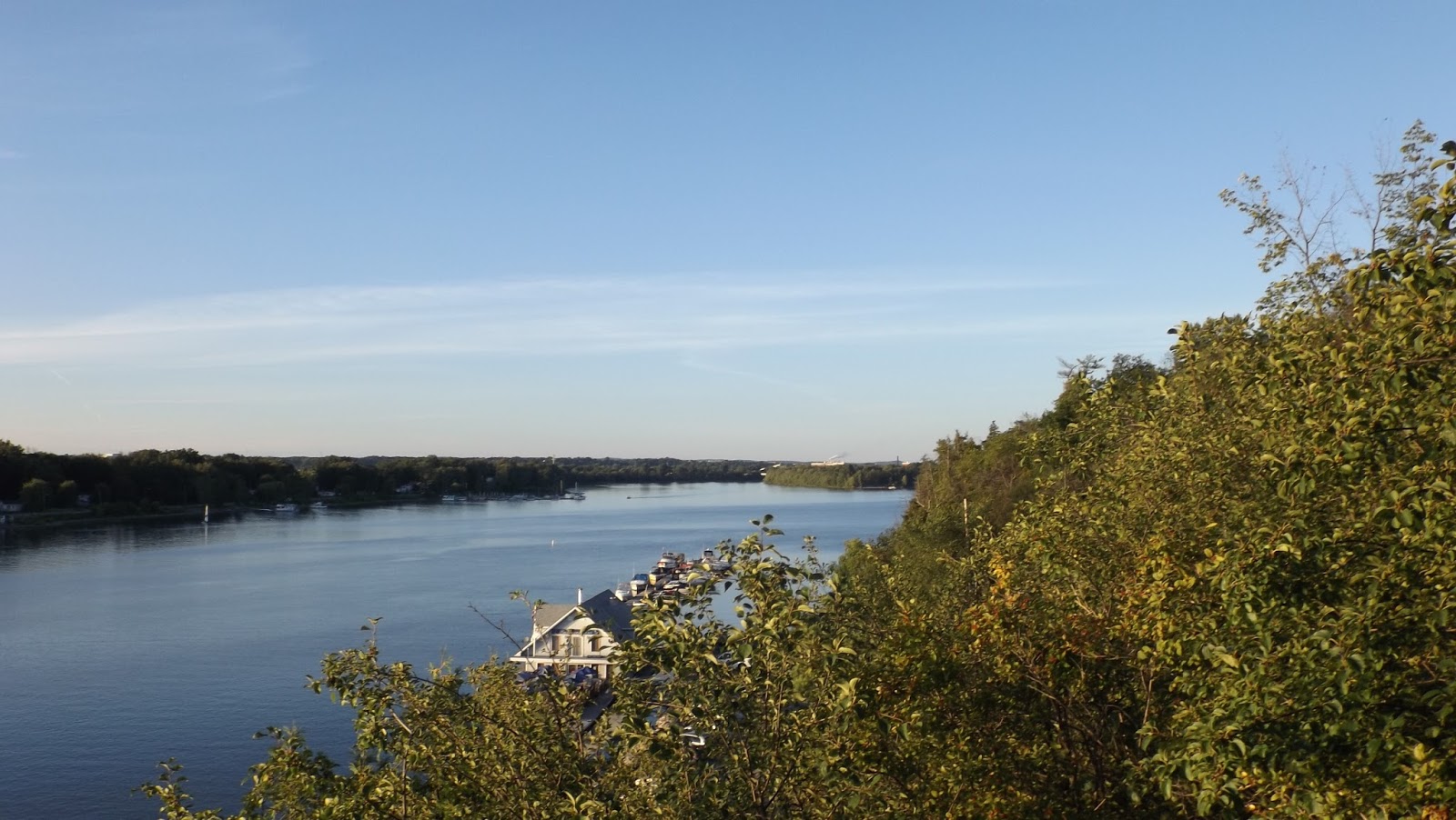Mark Bellis View of Ottawa River from Rockcliffe Parkway lookout, near