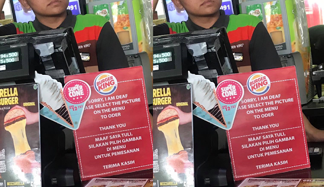 Pekerjakan Karyawan Tuli Dan Bisu, Perusahaan Burger King Mendadak Terkenal Dipuji Nitizen