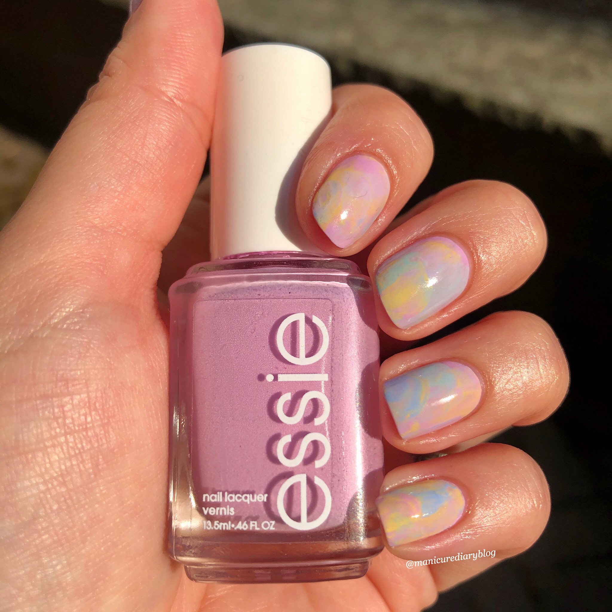 Manicure Diary Essie Pastel Smoosh Nails