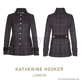 Kate Middleton wore a new jacket from Katherine Hooker