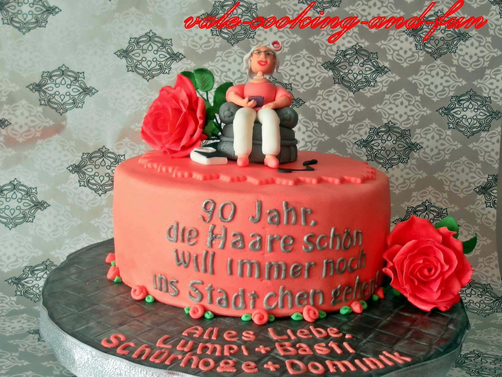 Cooking & Fun by Valentina: Torte zum 90. Geburtstag/ Торта за 90-ти рожден ден