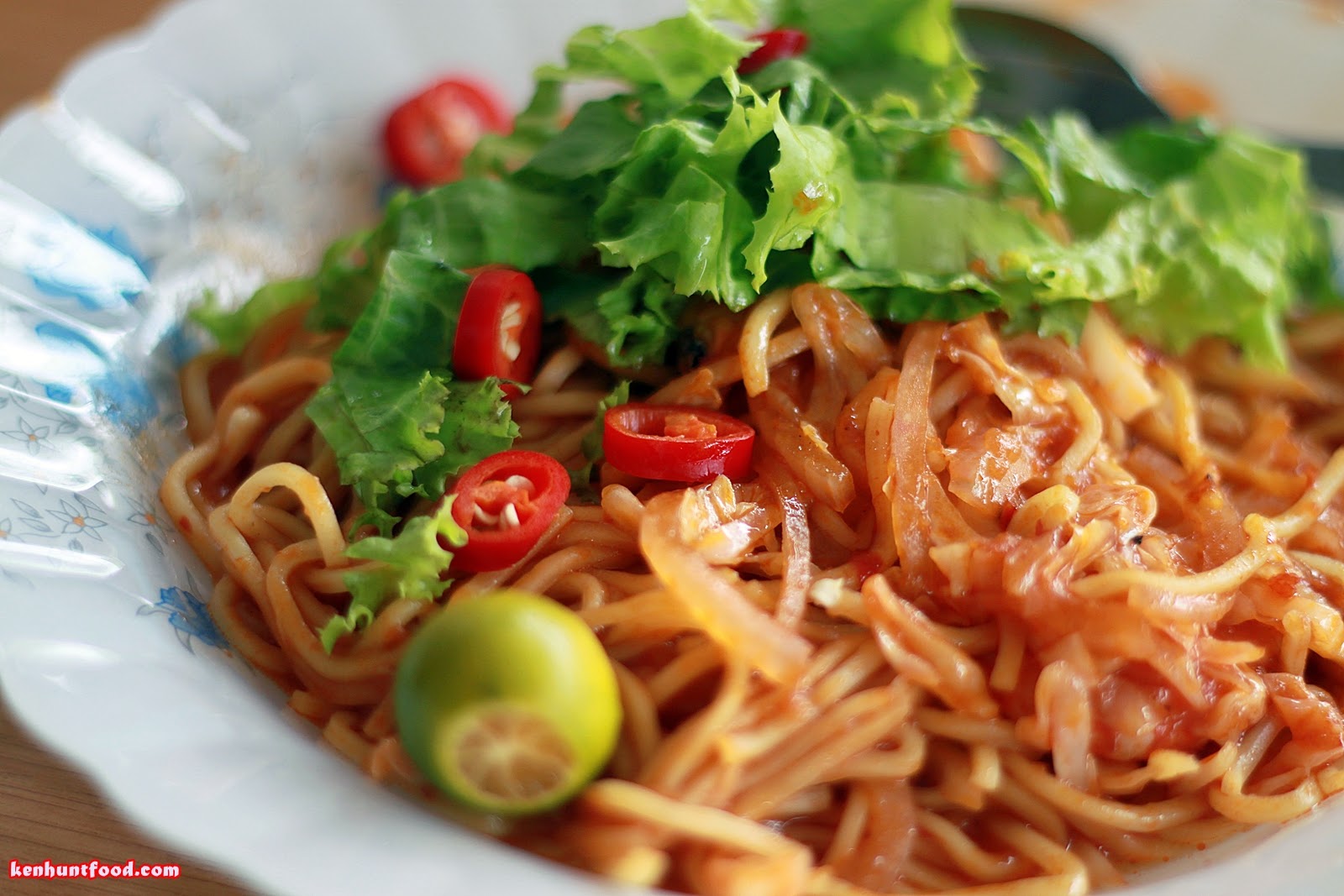 Ken Hunts Food Mee Udang/ Assam Laksa @ Taman Sahabat Indah, Teluk