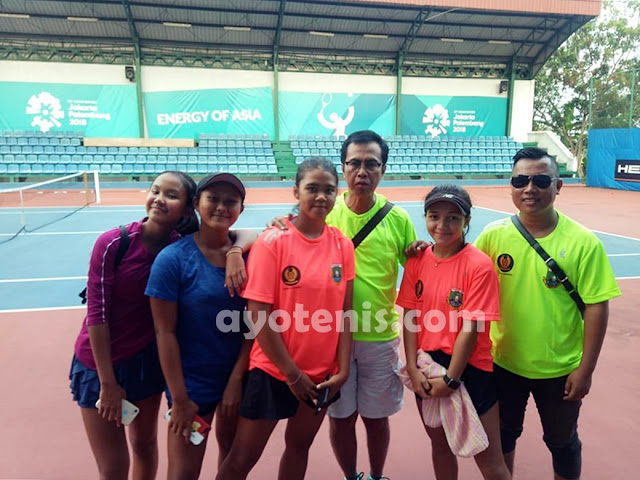 Pra PON Tenis: 4 Dara Cantik Bawa Tenis Putri Banten Terbang ke Papua
