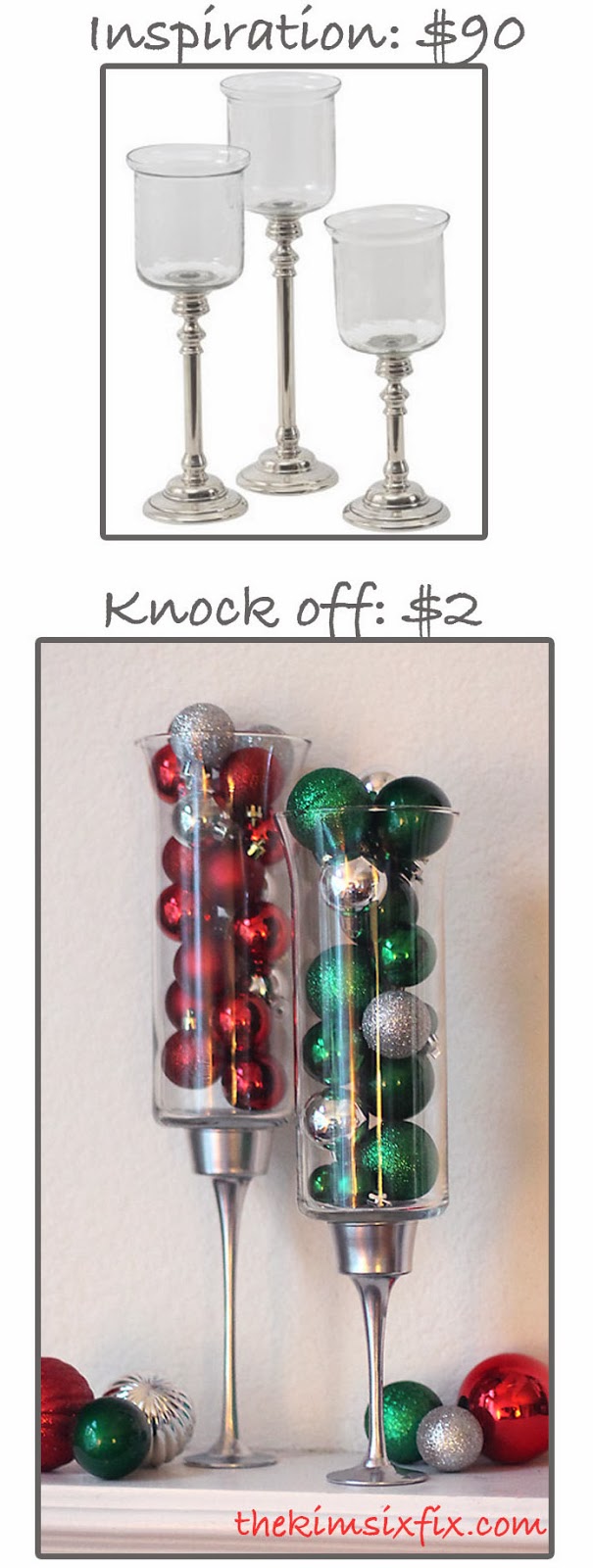 Tutorial Tuesday DIY Dollar Store Hurricane Vases