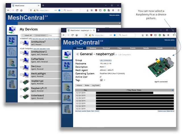 MeshCentral - 2019 Review and New Features