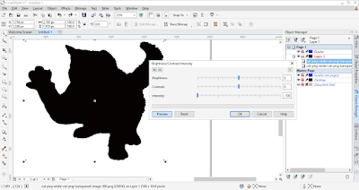 cara memberi outline pada gambar di corel