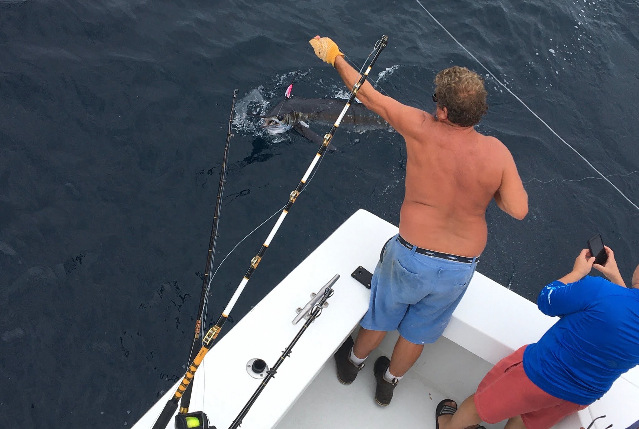 Outer Banks Fishing Charter Catch & Release of a White Marlin and
