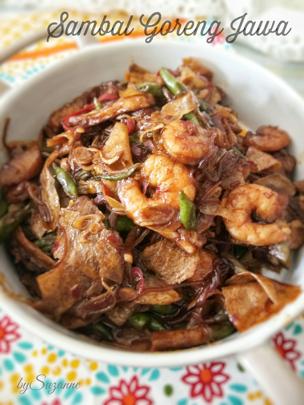 Bila Suzana Menulis Resepi Sambal Goreng Jawa