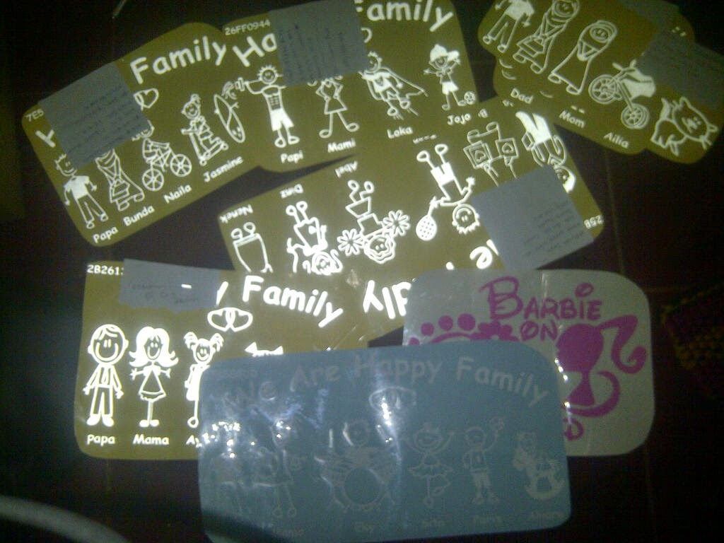 Stiker Family Stiker Family Happy Karakter Keluarga Jakarta Bogor