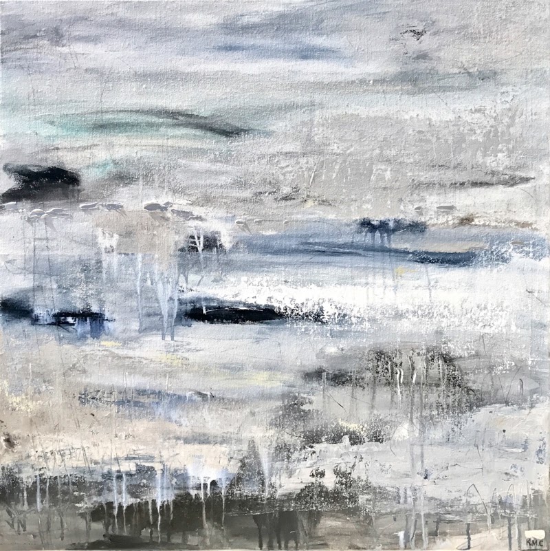 Calm a series of Abstract Paintings by Karin Cutler from Sydney.