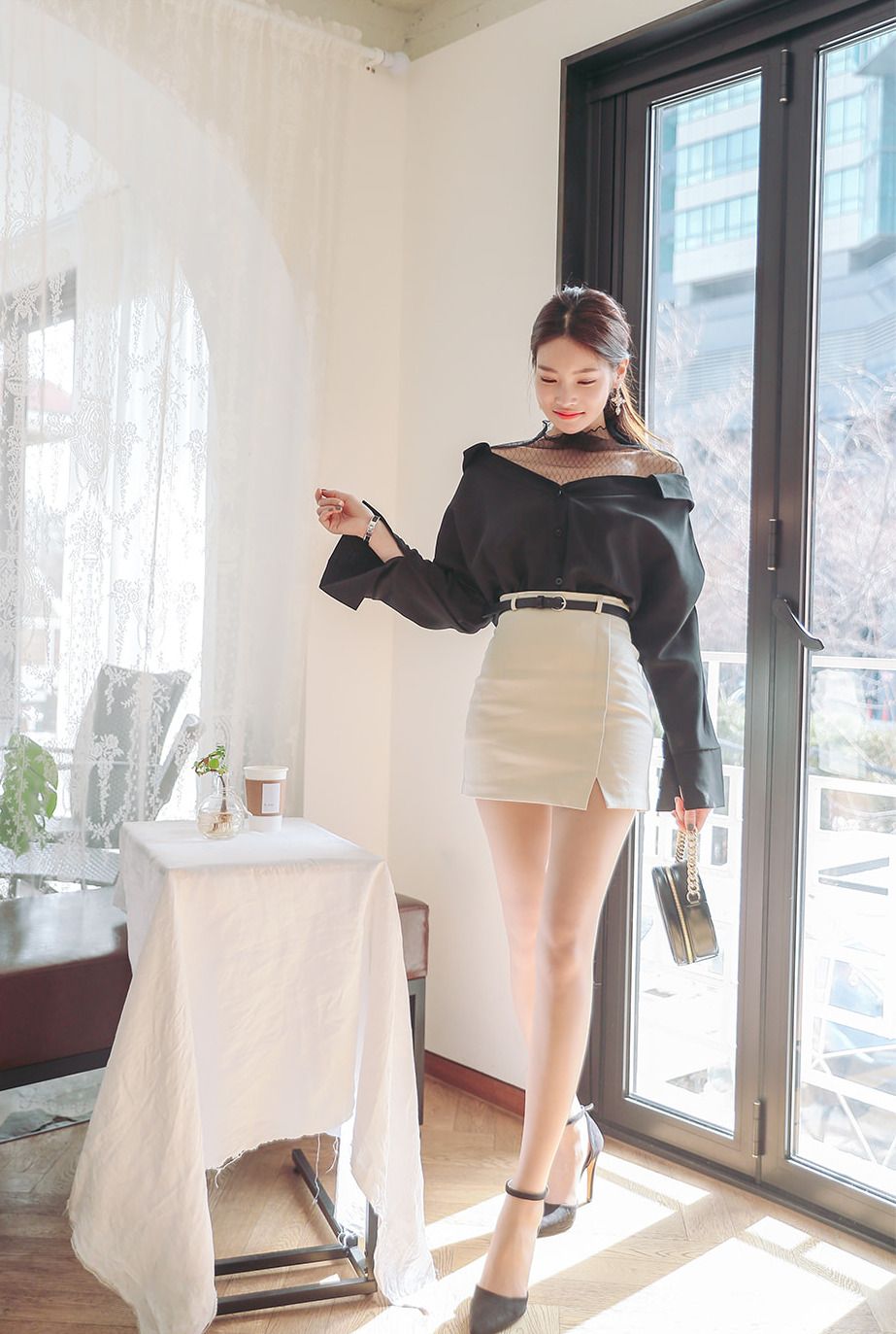Park Jung Yoon model 2019-12-04 - Casual Indoor Set