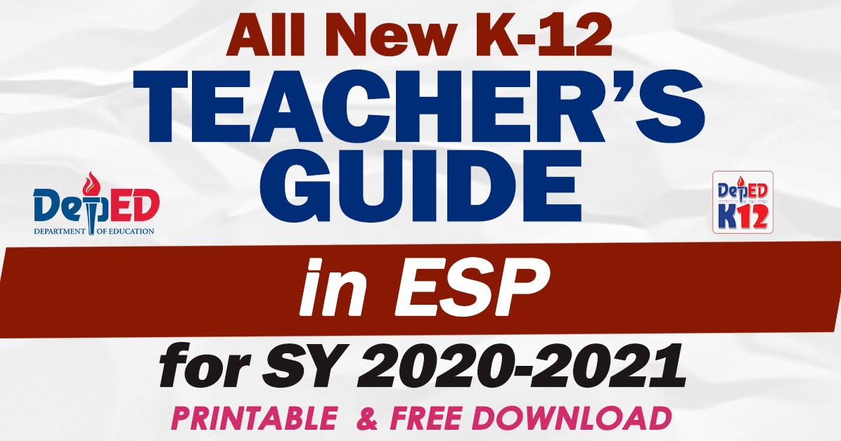 TEACHER'S GUIDE in Using the MELCs in ESP for SY 20202021 DepEd Click
