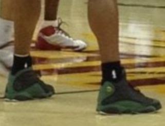 jordan 7 ray allen on feet