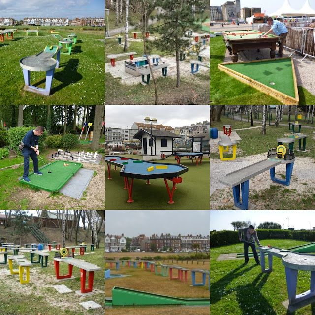 A selection of the minigolf and cue-sport crossovers we've seen on our travels