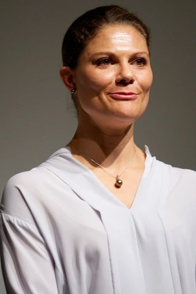 Swedish Crown Princess Victoria attends the Export Hermes Award Ceremony